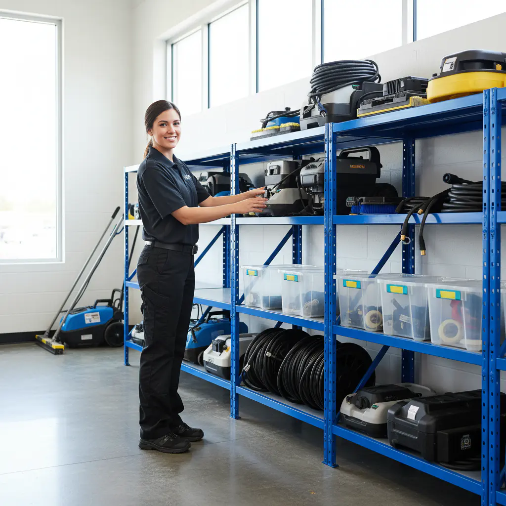 Friendly professional organizing cleaning machines